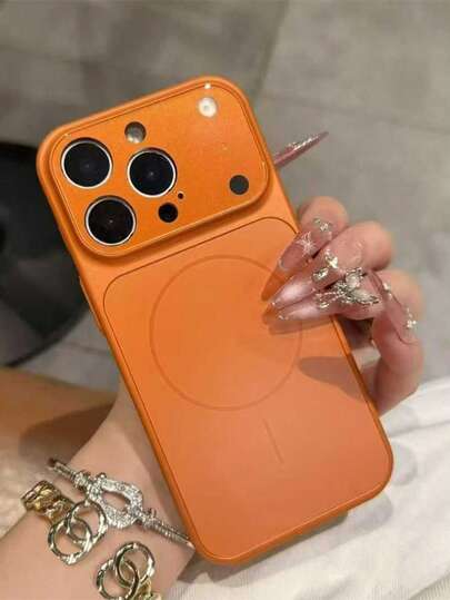 1pc Fashionable New Large Window Flip Case, Compatible With IPhone 17 Pro Max, 16 Pro Max, 15 Pro Max, 17 Pro, 16, 15, 14, 13, 12, 11