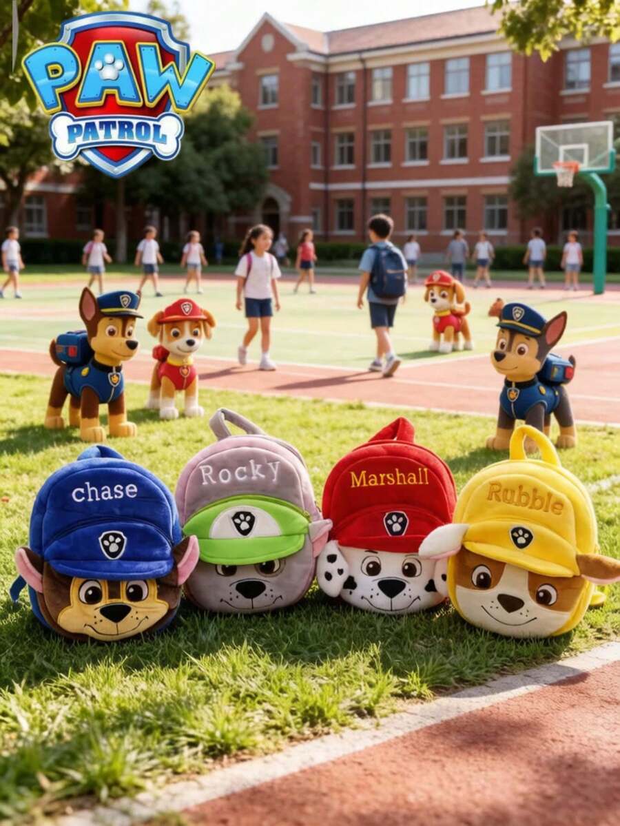 Paw Patrol 1 chiếc balo, balo hoạt hình dễ thương, thích hợp cho dã ngoại, đi học, du lịch và sử dụng hàng ngày, mùa tựu trường. - ngẫu nhiên - Xem 1