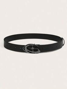 1pc Retro INS Style 3D Design Belt With Unique Black Matching With Jeans/Trousers/Short Skirts/Dresses/Shorts, Etc. Summer, School Fall, Autumn, Halloween RU4E - 銀色 - 查看 4