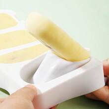 1 bộ 50 khuôn làm kem silicon kèm que, kem tự làm, kem que, phô mai, khuôn làm bánh sô cô la silicon - Khuôn kem - Xem 8