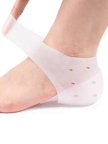 Detachable Invisible Height Increasing Insole Combination, Heel Pad, Half Pad, Transparent Shock Absorption, Non-Yellowing, Durable Shoe Lift - White - View 9