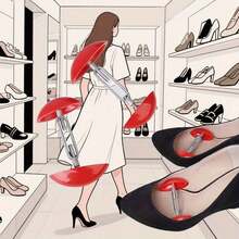 4pcs Adjustable Shoe Stretchers - Durable Small Plastic Shoe Expanders For A Comfortable Fit - Multicolor - View 4