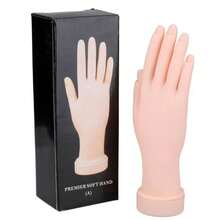 Modelo de mano robótica mecánica ajustable, adecuado para que los profesionales de manicura practiquen y entrenen el arte de uñas, herramienta de ejercicio de mano portátil, suministros de arte de uñas - Multicolor - Ver 9