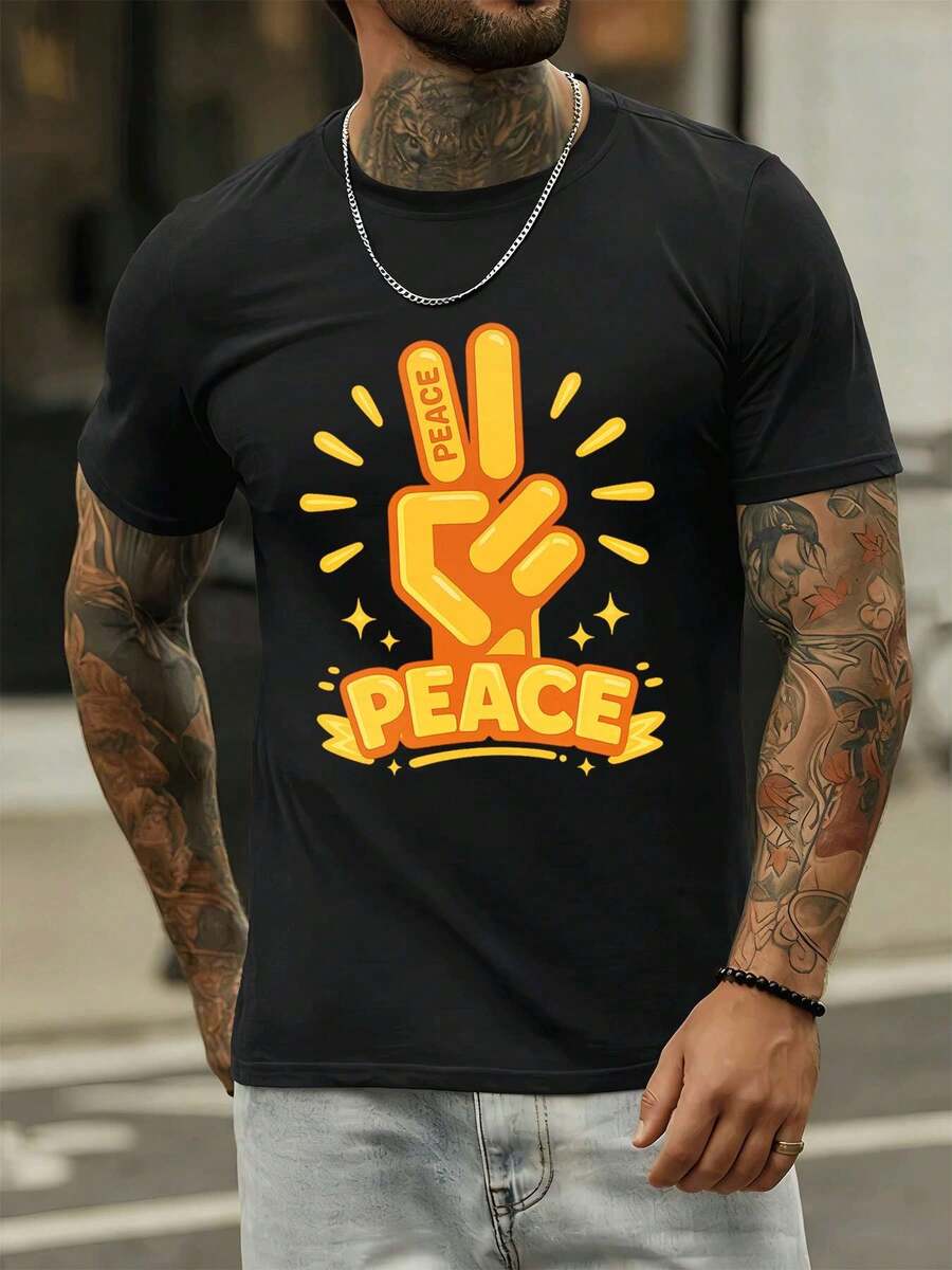 Camisetas para hombres - Negro - Ver 1