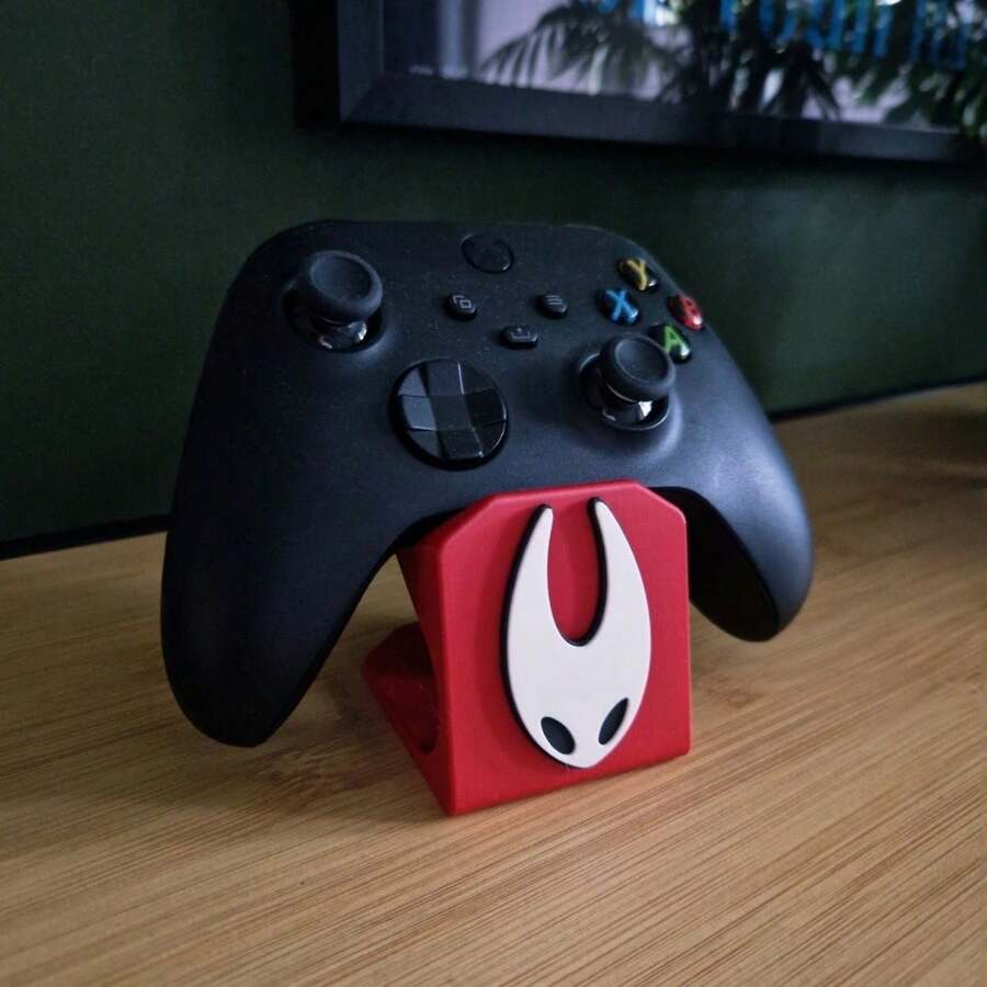 1 pièce Support de manette Hollow Knight rouge, support d'affichage de manette de jeu, rangement de bureau, cadeau d'anniversaire/fête pour les joueurs - multicolore - Voir 1