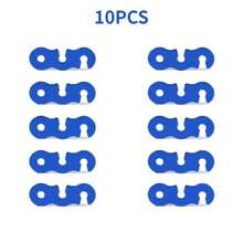 10pcs Outdoor Camping Aluminum Alloy Parachute Buckles, Tent Rope Adjuster, S-Shaped Wind Rope Buckle - Multicolor - View 8