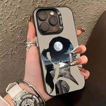 Funda para teléfono L-Lghthouse para iPhone 17, 16, 15, 14, 13, 12, 11 Plus, Pro Max, XS, funda de color plateado para iPhone 17 Air, 16, 15, 14, 13, 12, 11. - Z1 - Ver 4