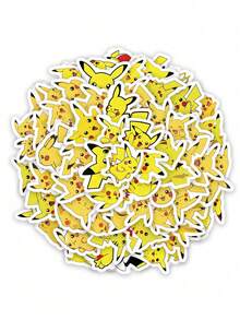 Pokemon Pikachu Stickers 50 Pieces - Waterproof Vinyl, Cute Cartoon Decals For Kids Laptop Water Bottle Scrapbooking - Multicolor - View 5