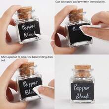 1/2/4/6/8/10个装 50毫升迷你方形玻璃瓶,配木塞 - DIY工艺收纳容器,透明玻璃瓶配木塞,可用于装香料,小型玻璃瓶配木塞,可用于婚礼装饰,小型玻璃瓶配木塞,可用于派对回礼,许愿瓶,装饰性DIY艺术瓶,工艺瓶和厨房调料罐 - 彩色 - 查看 4