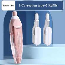 Press Type Kawaii Correction Tape Replaceable Refills White Out Corrector Band Student Japanese Stationery School Supplies I24D - Màu tím-1 với 4 - Xem 7