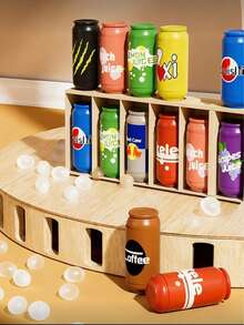 Memory Bottle Color Matching Game - A Strategic Floor Game Suitable For Icebreakers In The Classroom And Family Entertainment, Which Can Improve Cognitive Abilities. An Interesting Group Party Game, And Also A Unique Christmas Gift. - Multicolor - View 4