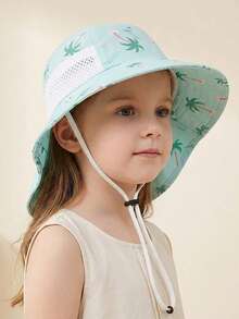 1-2岁/3-5岁/6-10岁儿童户外防晒帽，透气面罩遮阳帽，可拆卸渔夫帽，夏季保暖 - 1PC - 查看 38