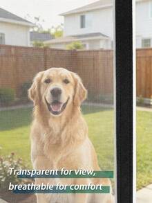 White Window Screen Kit, Self-Adhesive Hook & Loop Installation, Breathable Mesh For Mosquito & Bug Protection - White Zipper Screen - View 3