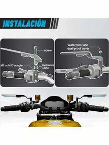 Universal Modified Invisible Rearview Mirror Spoiler - A - View 4