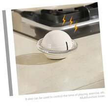 1pc Magnetic Mechanical Kitchen Timer, Suitable For Elderly And Classroom Use, Visible Countdown - Multicolor - View 4