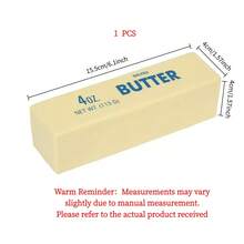 超逼真的黄油棒和巧克力棒形状的减压玩具：这些超级柔软、可捏的Squishee玩具触感柔软，回弹缓慢，设计可爱、富有创意，让你爱不释手。 - 彩色 - 查看 12