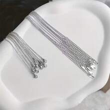 10pcs/20pcs/50pcs/100pcs 18K Gold Plated Stainless Steel High Quality O-Ring Chain With Lobster Clasp Extension Chain, DIY Necklace Making Supplies - Necklace - View 2