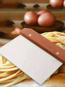 1件套面团切割器、糕点刮刀、不锈钢多功能厨房工具 - 面团切割器、蔬菜切碎器和烘焙配件 - 彩色 - 查看 3