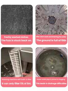 6/3 piezas Bolas reutilizables quitapelusas para lavadora, atrapapelusas y cuidado suave de la tela, colector de pelusas de larga duración - Varios estilos - Ver 6