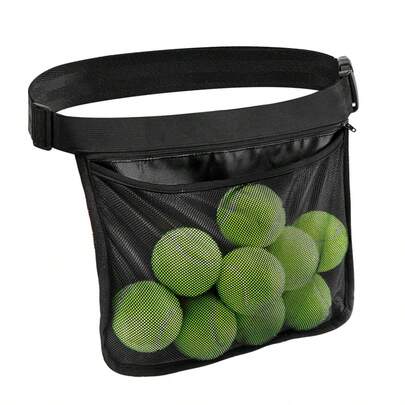 1 túi đựng bóng tennis, túi đựng di động dùng cho tennis, bóng bàn, bóng chuyền, pickleball.