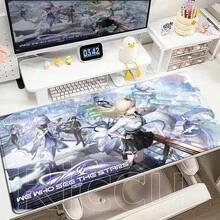 HD Wuthering Waves Mornye Anime Mouse Pad Computer Table Desk Mat Gaming Room Accessories Kawaii Gamer Comic Mousepad Pc Cushion - Thế chiến thứ 5 - Xem 9
