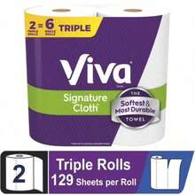 Viva Cloth Choose-A-Sheet Paper Towels-It Is Extremely Suitable For Wiping Hands And Faces! These Tissues Are Not Only Soft, But Also As Tough As Fabric, Highly Durable And Perfect For Cleaning Stubborn Stains. - 1 - 查看 3