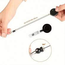 Horizontal Durable Transparent ID Card Holder: Ensure The Safety Of Your Bank Cards And ID Cards! - 5 Cards - View 11