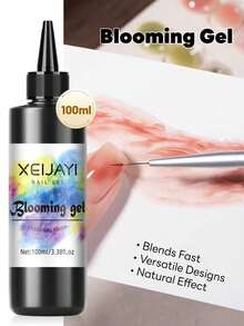 XEIJAYI Esmalte de uñas de gel de 100ml con capa superior de vidrio de larga duración, capa base de goma resistente, fortalecedor de uñas LED UV, gel floreciente, pegamento para puntas de uñas y suavizante de cutículas - Multicolor - Ver 13