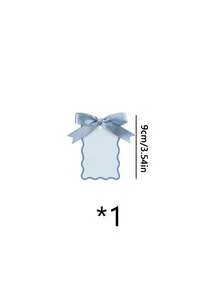 3/18/36件套蓝色系列婚礼礼品扇套装，女士折叠扇，绿色领结扇，透明束口袋，婚礼派对装饰，适合作为新娘礼物、派对礼物、生日礼物、伴娘拍照道具、夏季扇子、活动及派对用品，多包装派对礼品袋，1件装 - 多色 - 查看 8