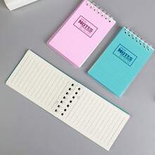 Set de 8 libretas de notas de bolsillo de colores mixtos (4 grandes, 4 pequeñas) - Multicolor - Ver 5