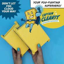 Multi-Functional Car Washing Sponge Block, Non-Woven Double-Sided Plush Sponge Block, Car Glass Cleaning Defogging Sponge Wiper - A - View 7