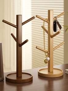 1pc New Desktop Cup Holder & Storage Rack, Can Hang Tea Cups, Coffee Cups, Keys, Jewelry Organizer - View 9