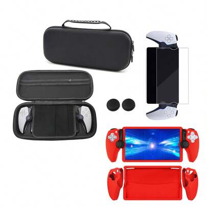 Bộ sản phẩm bao gồm: 1 túi đựng Portal Remote Play + 2 vỏ bọc tay cầm + 1 ốp bảo vệ máy chơi game + 2 nắp bảo vệ cần điều khiển + 1 miếng dán màn hình cường lực độ phân giải cao, chống rơi, chống trầy xước, chống trượt, chống mồ hôi, bảo vệ toàn diện cho thiết bị chơi game.