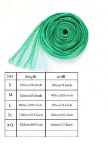 Plastic Garden Anti-Bird Net To Protect Vegetables, Plants And Fruits, Home Use Poultry Anti-Bird Net For Grape, Cherry Tree Greenhouse, Agricultural Anti-Bird Netting - Multicolor - View 3