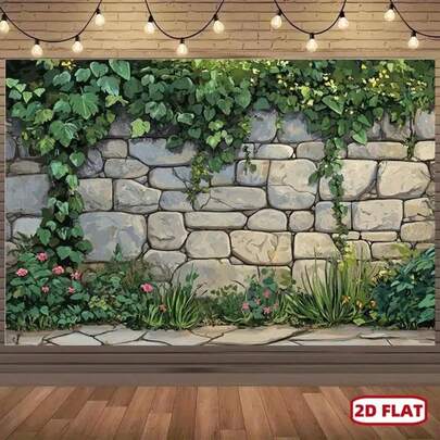 1Pc 2D Flat Natural…