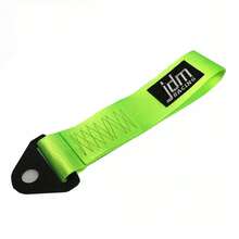 Correa de remolque de nailon de alta resistencia, cuerdas universales para remolque de coche JDM RACING, decoración de correa de remolque para parachoques delantero y trasero XSDB - remolque verde neón - Ver 12
