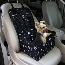 PaiPaitek 2026 New Dog Car Seat With Storage Pocket, Durable Pet Booster Cushion Suitable For Small To Medium Dogs - Black - View 9