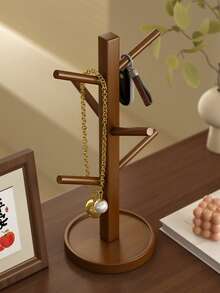 1pc New Desktop Cup Holder & Storage Rack, Can Hang Tea Cups, Coffee Cups, Keys, Jewelry Organizer - View 5