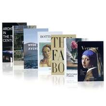 7pcs/Set Nordic Luxury Artificial Faux Books, Indoor Soft Decor Books For Cafe, Hotel, Home, Exquisite Decorative Fake Books, Photography Studio Props - 7Pcs - View 6