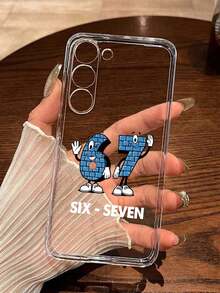 动漫卡通彩绘透明极简时尚创意防震手机壳，兼容 17/17Pro/17ProMax、16/11/16Pro/16Plus/16ProMax/16E/15ProMax/13/14/12/XS/XR/7G/8P、Galaxy S25/S25Plus/S25 Ultra、A16/A36/A26/A56/A50/A12/A32、S26/S26Plus - 彩色 - 查看 4