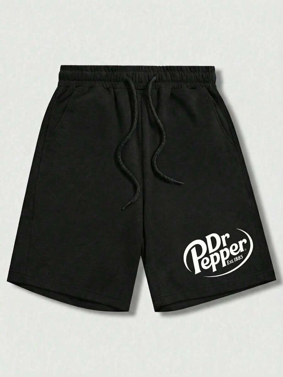 The New Men's Summer Shorts Are Fashionable With Printed Patterns. The Sportswear And Half-Pants Are Breathable, Sweat-Absorbent, Heavy, Durable And Long-Lasting - 黑色7 - 查看 1