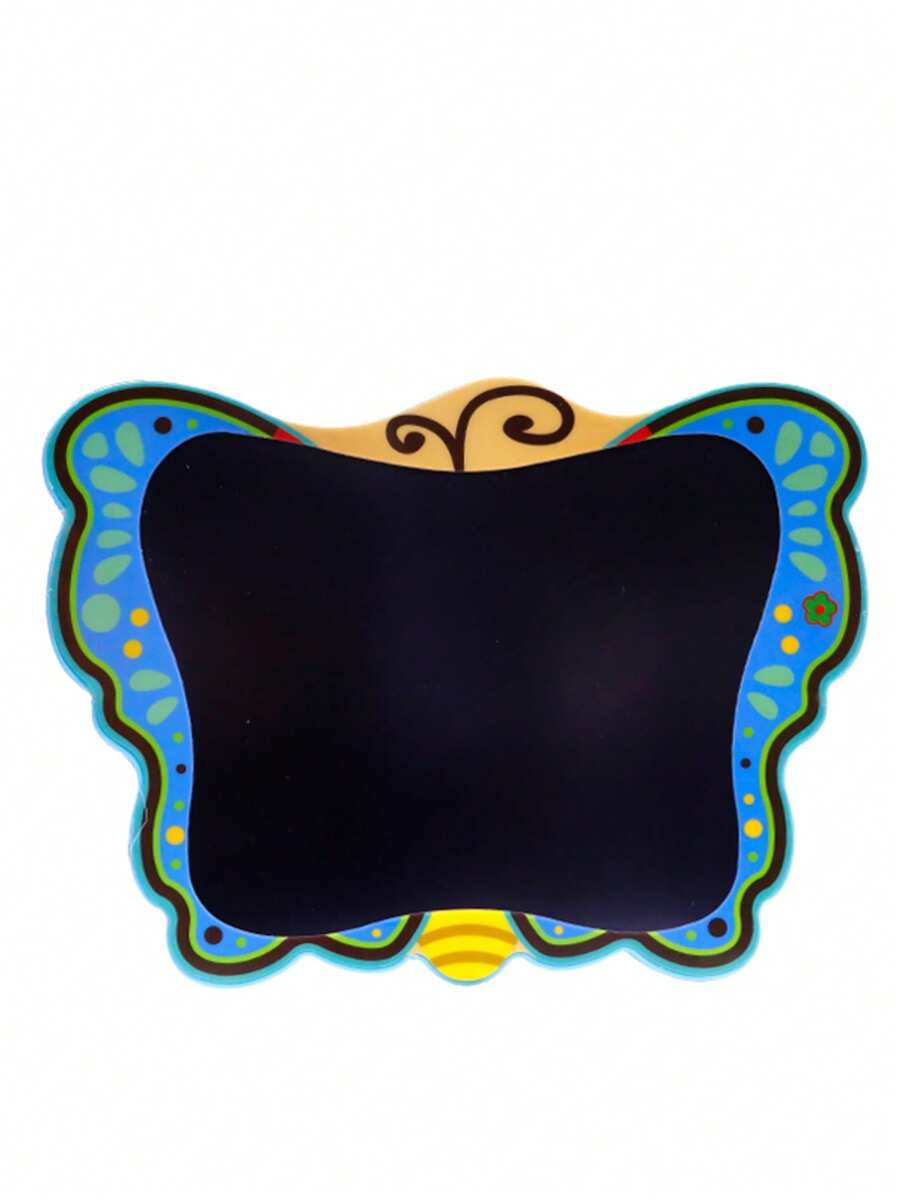 Pizarrón Mágico con Diseño de Mariposa y Pantalla LCD para Niños Incluye Bolígrafo - Azul - Ver 1