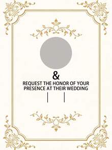 Customized Wedding Invitation, Customized Photo Wedding Invitation Card, Wedding Greeting Card, Wedding Invitation, Can Customize Photo, Name, Time, Location Information - Multicolor - View 15