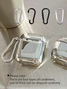 Electroplated Protective Case Compatible With Apple 1/2, Soft TPU Protective Cover For AirPods Pro 3, 4 - Bạc - Xem 6