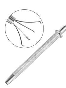 1/2pcs Jewelry Grabbing Tool, Alloy Piercing Ball Grabbing Tool, For Small Parts Grabbing - Silver Gray - View 4