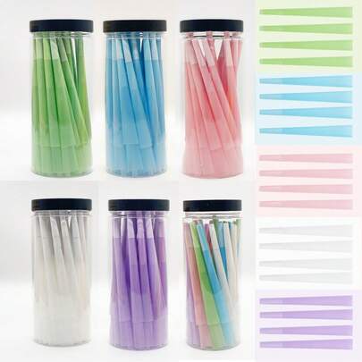 30/50/100/200 tờ giấy cuốn thuốc lá Rainbow KingSize, giấy cuốn sẵn tự nhiên, chiều rộng giấy 109mm, kèm đầu lọc và ống cuốn, giấy cuốn dạng ống hình kèn siêu mỏng và cháy chậm, phụ kiện hút thuốc.