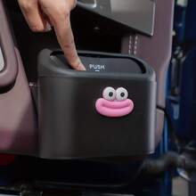 Universal Car Hanging Collapsible Storage Big Eye Trash Can, Cute Big Eye Garbage Bin - Big Eye Trash Can - View 2