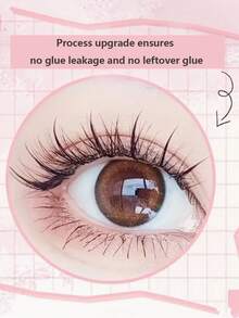 288pcs Eyelash Book, Self-Adhesive, Reusable, Segmented Eyelash Clusters, D-Curl Flirty, Natural & Lightweight Sunflower Lashes, 3-Second Application, Beginner-Friendly, Cartoon Style Lashes, Suitable For Natural Makeup Look - View 7