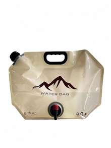 8升/28盎司可折叠便携式户外露营水袋，带阀门，储水袋，可收纳应急水瓶，男女通用，适用于露营、旅行、徒步、野餐、烧烤、应急备用，户外必备配件 - 彩色 - 查看 9