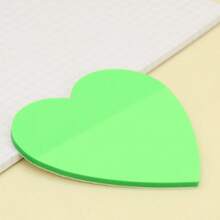 Heart-Shaped Transparent Memo Pad, Cute Heart-Shaped Transparent Bookmarks, Page Stickers, Diary Accessories, Aesthetic Office & Study Supplies - Purple - View 11